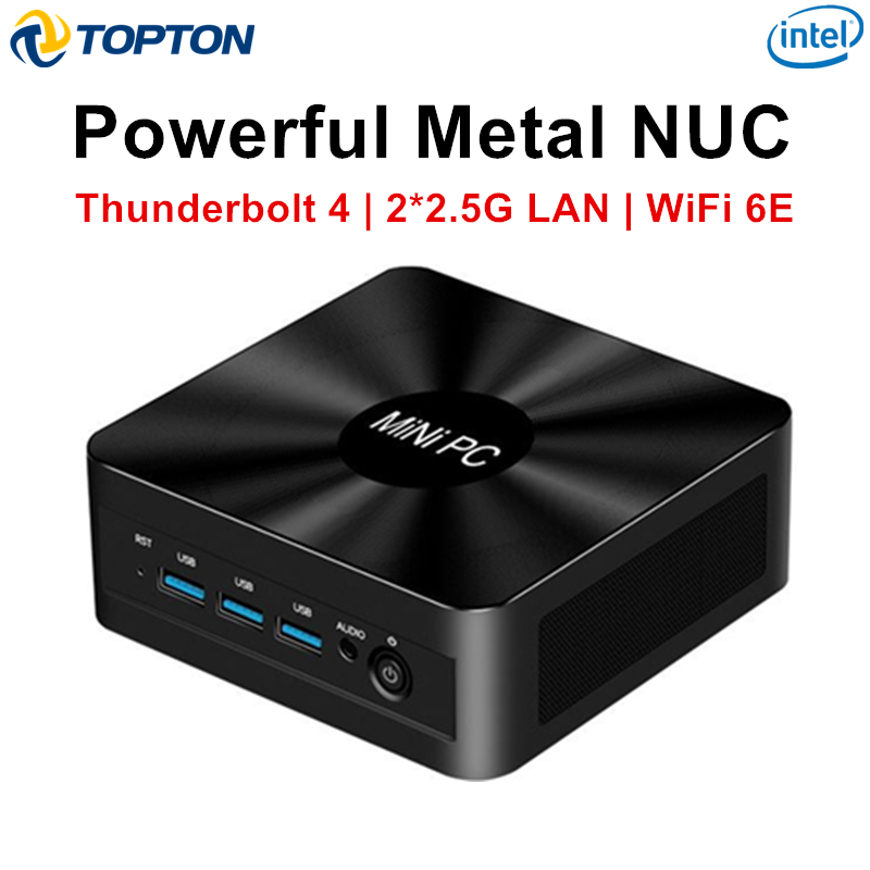 Pc Gaming Ddr5 - Topton Metal Nuc Oyun Mini Bilgisayarı