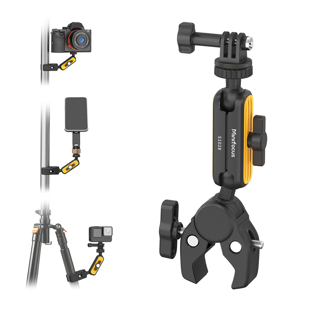 Dual Monitor Arm - 360 Derecelik Süper Kelepçe ° Çift