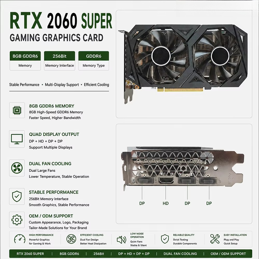 Pc Gaming Rtx - RTX 2060 Super 8GB GDDR6 256Bit