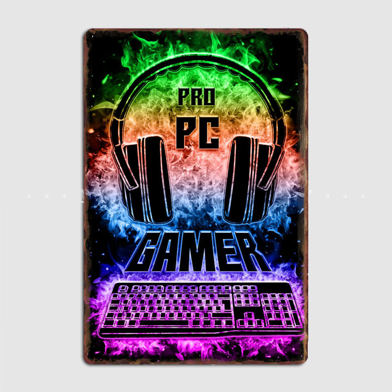 Pc Gaming Club - PC Oyun Burcu Vintage Retro Poster