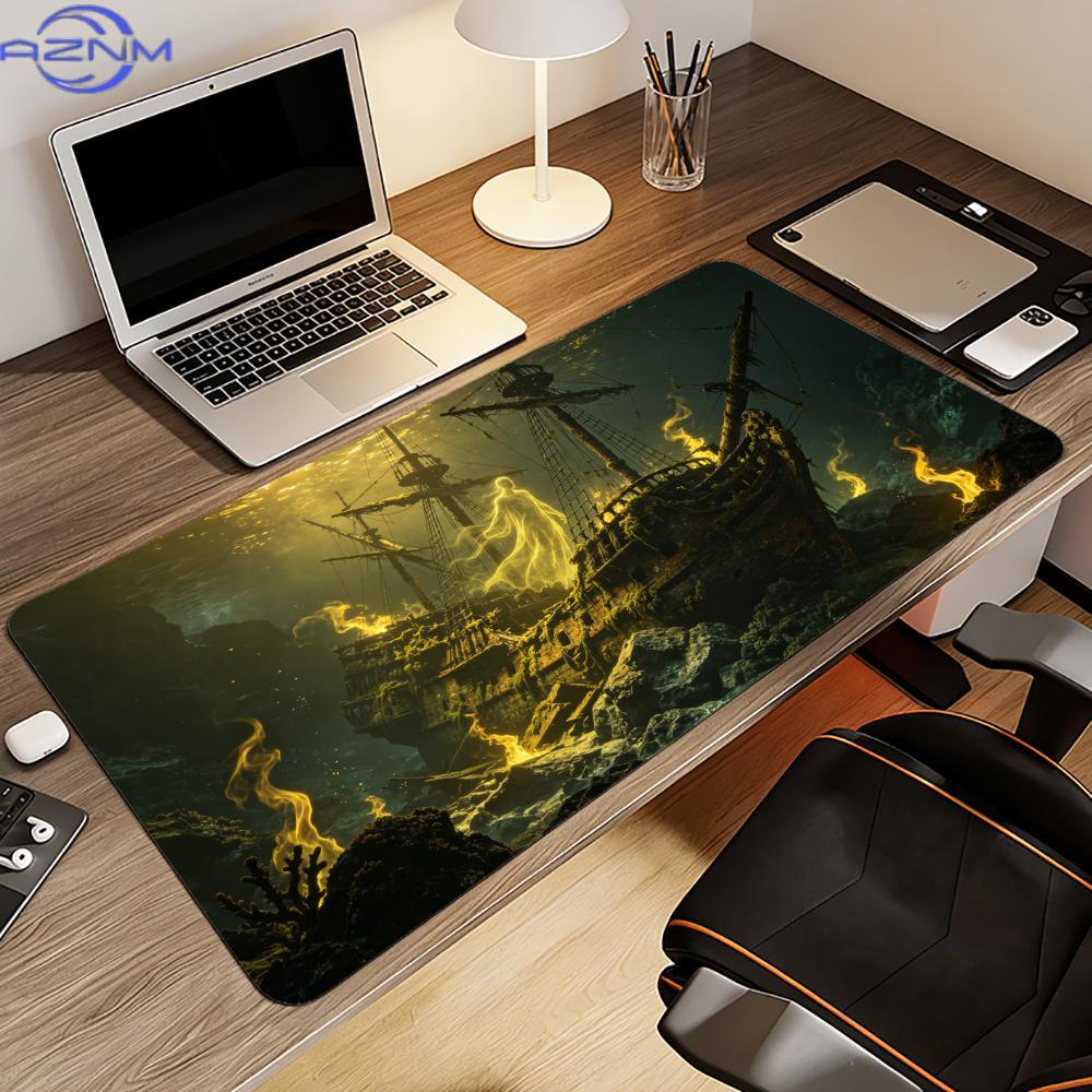 Anti-Ghosting Keyboard - Sunken Ghost Mouse Pad XL Büyük