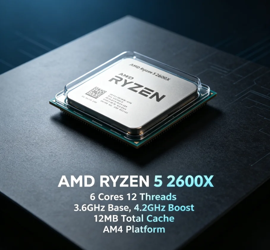 Pc Gaming Ryzen 5 - AMD R5 2600X 12nm Kutusuz İşlemci