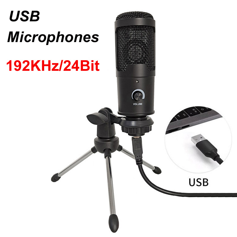 Pc Gaming Youtube - 1.5m USB kondenser mikrofonlar Mic PC