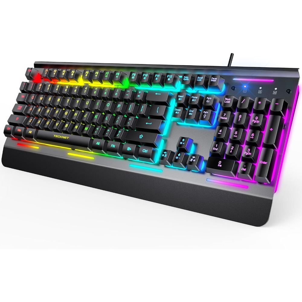 Anti-Ghosting Keyboard - 15 Bölgeli RGB, Suya Dayanıklı, Anti-ghosting