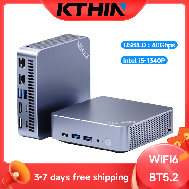 Pc Gaming Ddr5 - Mini Bilgisayar i5-1340P WIFI6 BT5.2 Mini