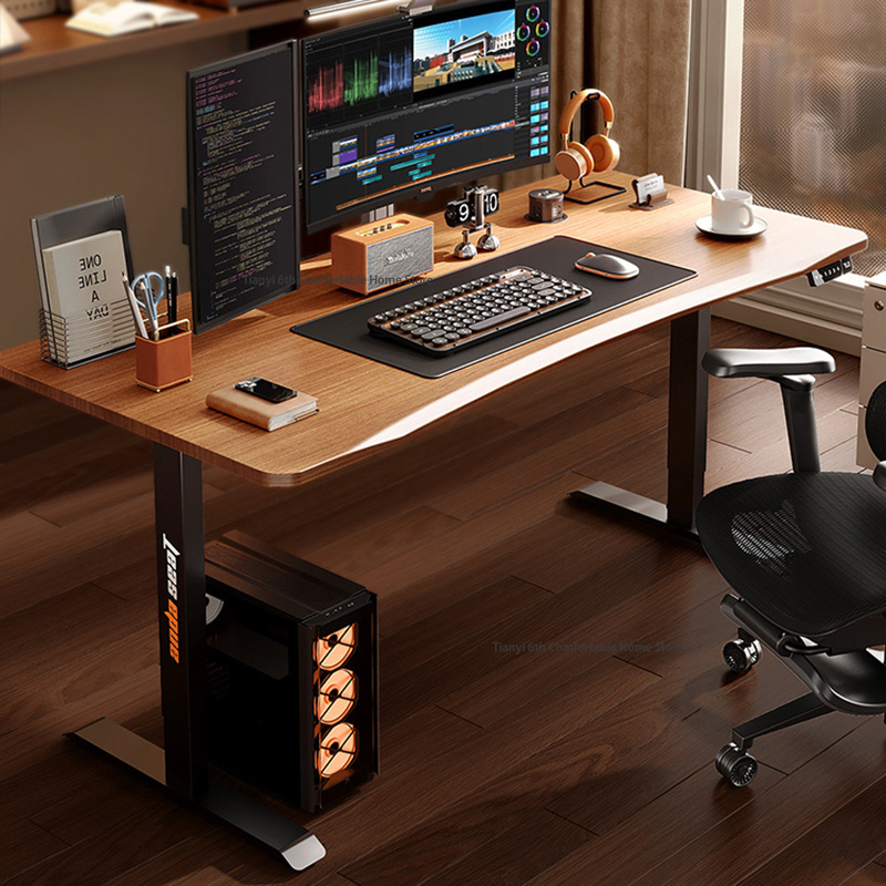 Pc Gaming High End - Modern masif ahşap oyun masası İskandinav