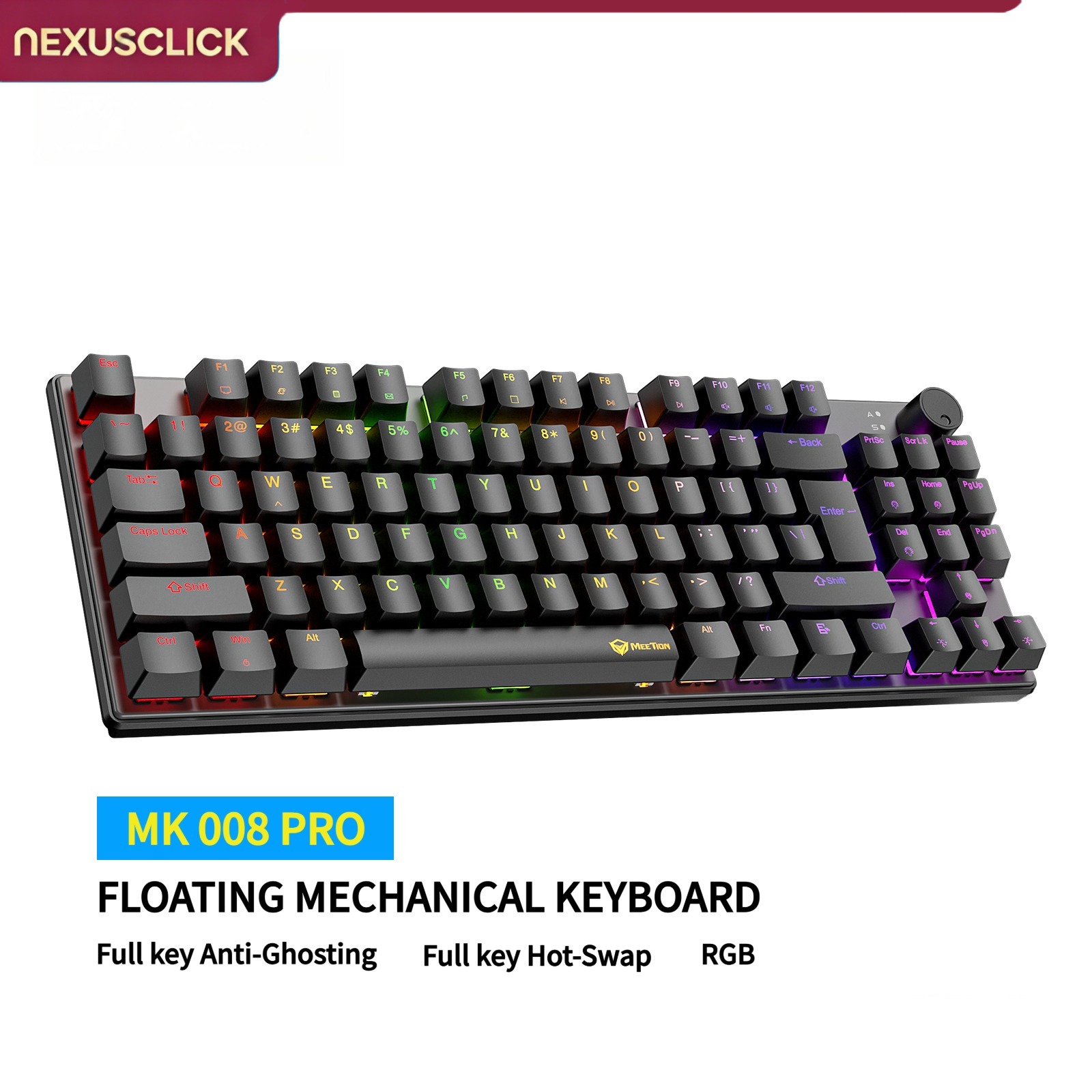 NexusClick 88 Tuşlu, Sıcak Değ - Anti-Ghosting Keyboard incelemesi ve fiyatı