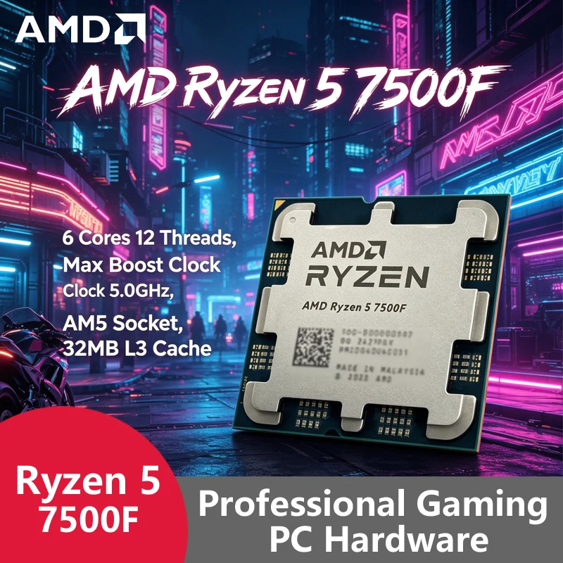 AMD Ryzen 5 7500F AM5 5nm Oyun - Pc Gaming Ddr5 incelemesi ve fiyatı