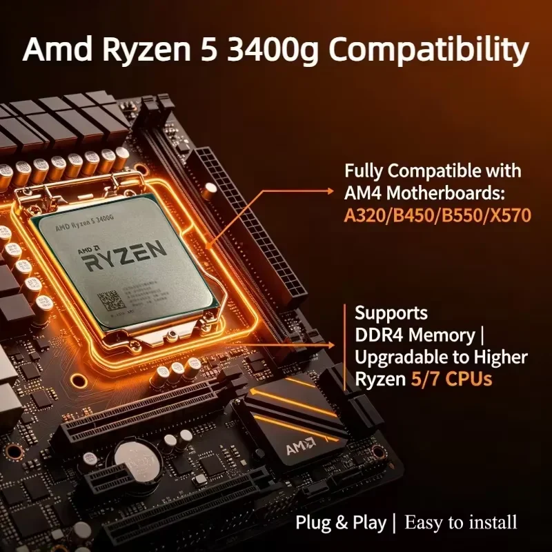 AMD Ryzen 5 3400G R5 3400G Oyu - Pc Gaming Ryzen 5 incelemesi ve fiyatı