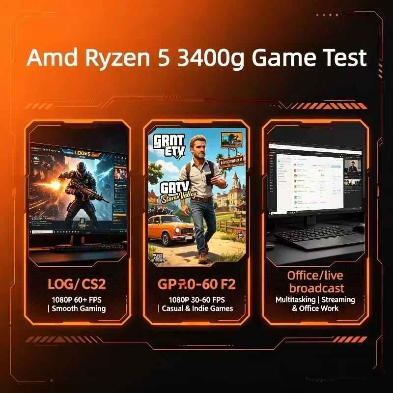 AMD Ryzen 5 3400G R5 3400G Oyu - Pc Gaming Ryzen 5 incelemesi ve fiyatı