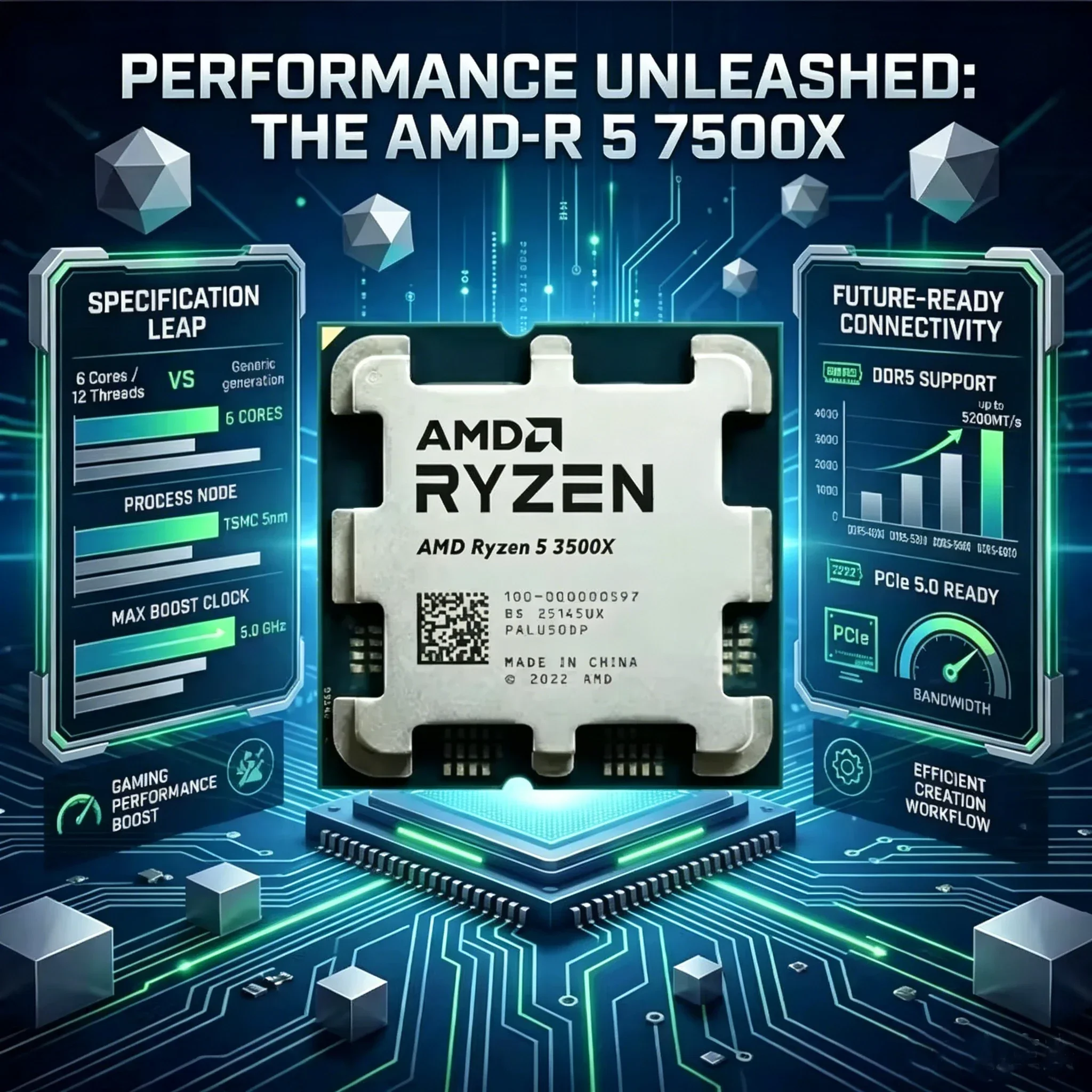 AMD Ryzen 5 3500X R5 3500X Mas - Pc Gaming Ryzen 5 incelemesi ve fiyatı