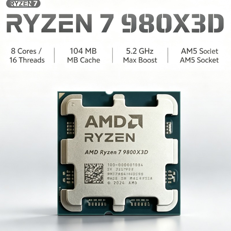 AMD Ryzen 7 9800X3D PC İşlemci - Pc Gaming Ddr5 incelemesi ve fiyatı
