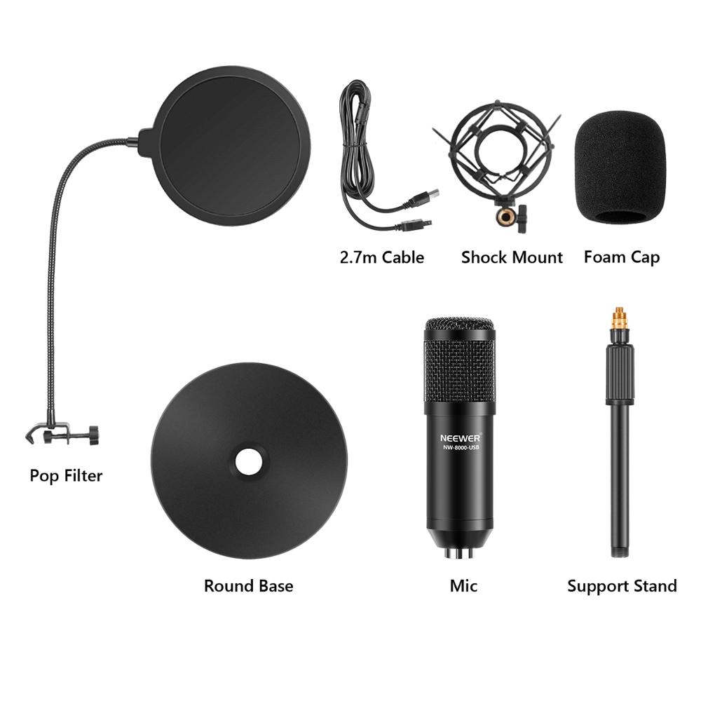 Neewer USB Mikrofon Seti-Plug& - Pc Gaming Youtube incelemesi ve fiyatı