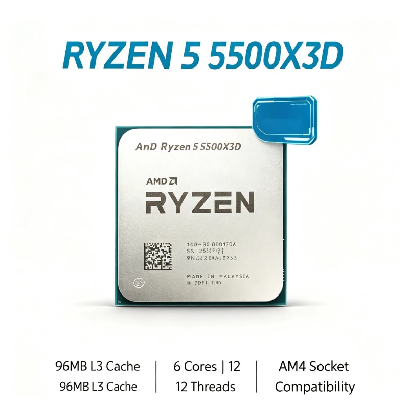 AMD Ryzen 5 5500X3D DIY Oyun B - Pc Gaming Ryzen 5 incelemesi ve fiyatı