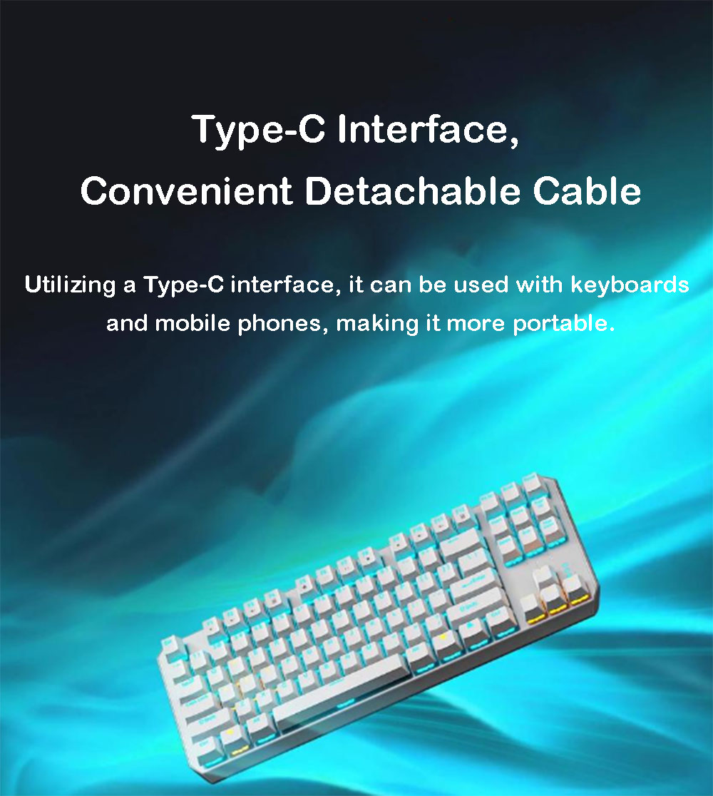 87 Tuşlu Mekanik Oyun Klavyesi - Anti-Ghosting Keyboard incelemesi ve fiyatı