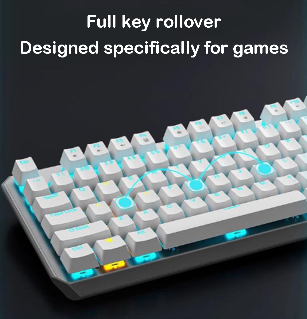 87 Tuşlu Mekanik Oyun Klavyesi - Anti-Ghosting Keyboard incelemesi ve fiyatı