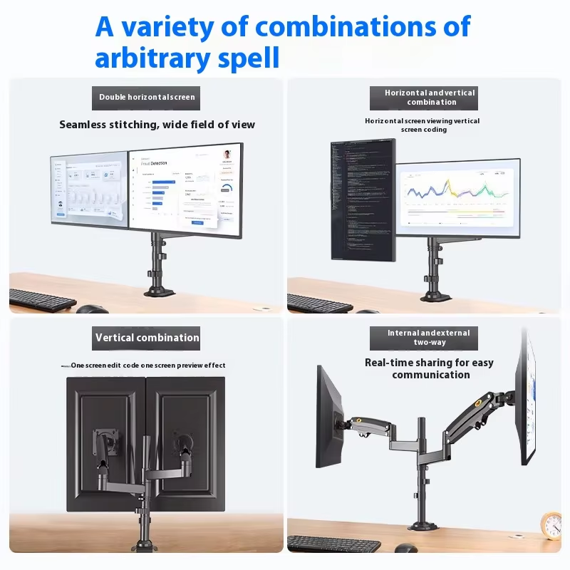 Alüminyum Alaşımlı Siyah Çift  - Dual Monitor Arm incelemesi ve fiyatı