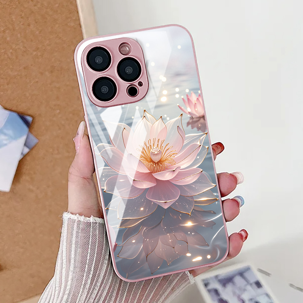 Lotus Çiçeği Telefon Kılıfı iP - Pc Case Tempered Glass incelemesi ve fiyatı