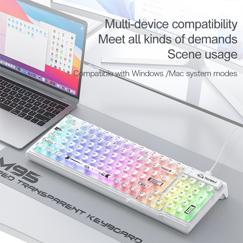 Kablolu RGB Şeffaf Klavye FREE - Anti-Ghosting Keyboard incelemesi ve fiyatı