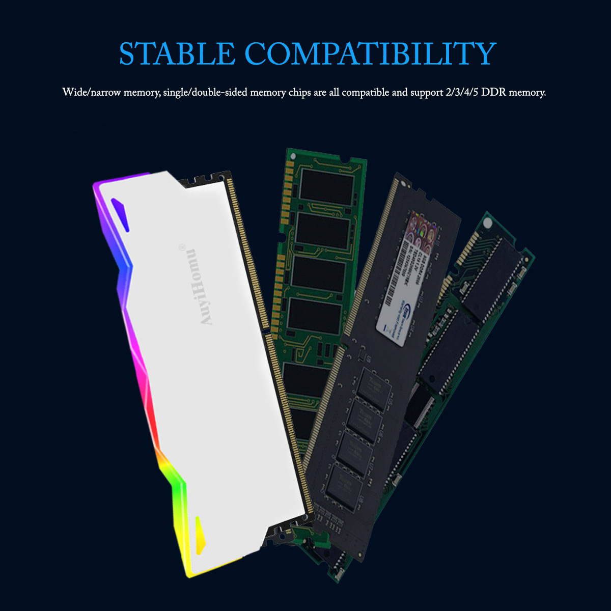 AuyiHomu RGB Soğutucu, 5V 3Pin - Pc Gaming Ddr5 incelemesi ve fiyatı