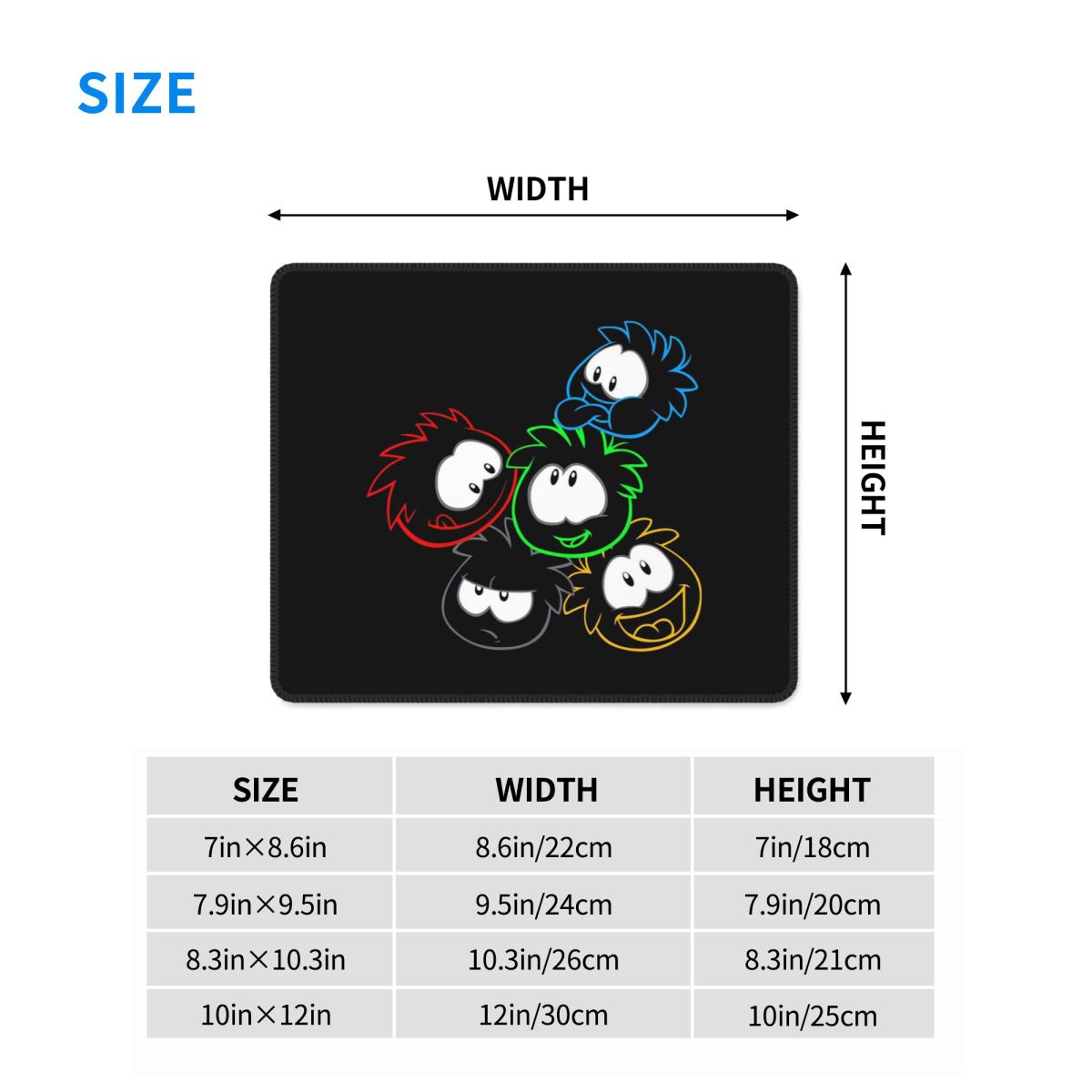 Çok boyutlu Mouse Pad Club Pen - Pc Gaming Club incelemesi ve fiyatı