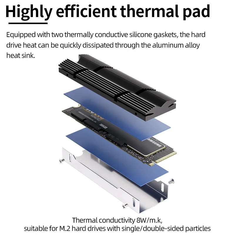 Teucer M.2 NVMe SSD 2280 silik - M.2 Ssd Heatsink incelemesi ve fiyatı
